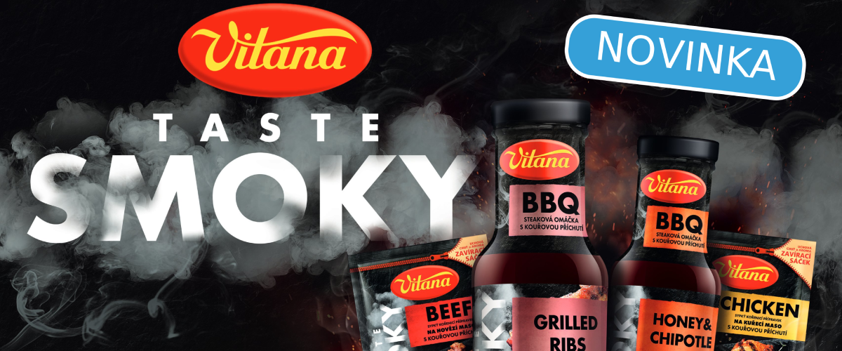 Vitana uvádí řadu omáček a koření Smoky Taste