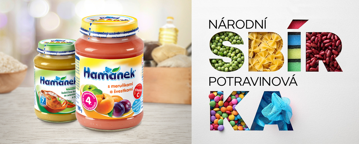 V Národní potravinové sbírce darujeme více než 3 000 kojeneckých výživ Hamánek